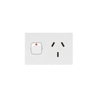 Legrand Arteor Modular 10A 1 Gang 3 Module Single Power Point Mechanism White