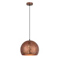 BOTANICA: Bohemian Embossed Dome Shape Pendant Lights