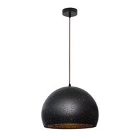 CELESTE: Bohemian Rustic Embossed Dome Shape Pendant Light
