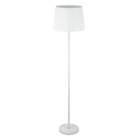 CRECER: Interior Slanted Pleated Shade Height Adjustable Floor Lamps