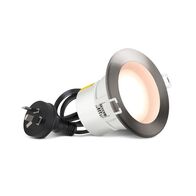 HPM DLI 5W 505lm LED Warm White Dimmable Downlight 70mm Brushed Chrome