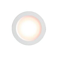 HPM DLS LED 10W 800lm Warm White External Driver Dimmable Downlight 90mm White