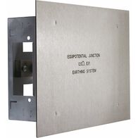 Excel Life - Medical - Equipotential box with earth terminal and stainless steel coverplate