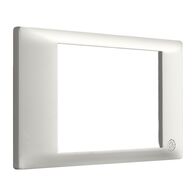 Excel Life - Medical - Common plate - Horizontal plastic coverplate - antimicrobial & chemical resistant Common series 1 gang white