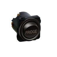 Excel Life - Engraved rocker switch mechanism 2 way 16AX 240V a.c. FRIDGE engraved Matt Black