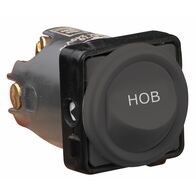 Excel Life - Engraved rocker switch mechanism 2 way 16AX 240V a.c. HOB engraved urban grey