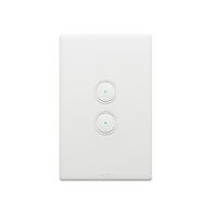 Excel Life Smart Dimmer 2 Gang Matt White