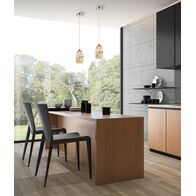 GLAZE: Stone Mosaic Hand Blown Glass Pendant Lights