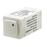 HPM 5A Single Pole 3 Wire Electronic Push Button Switch with LED White