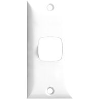 HPM Standard 1 Gang Architrave Cover Plate White