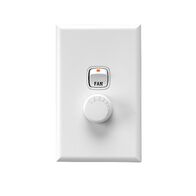 HPM Excel 300VA Rotary Fan Controller White