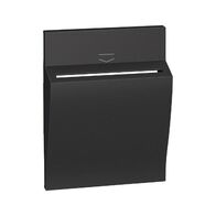 Bticino Living Now 3 Module Keycard Switch Cover Black