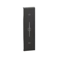 Bticino Living Now 1 Module Smart Blind / Shutter Key Cover Black