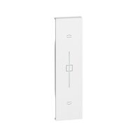 Bticino Living Now 1 Module Smart Blind / Shutter Key Cover White