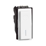 Bticino Living Now 2 Pole 1 Way 16AX 1 Module Switch Mechanism White