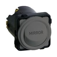 Excel Life - Engraved rocker switch mechanism 16A Engraved MIRROR urban grey