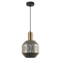 MARACA: Interior Glass Jar With Quadrilateral Segment Pendant Lights