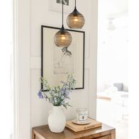 MARBRE: Modern Retro Interior Wine Glass Wavy Glass Pendant Lights