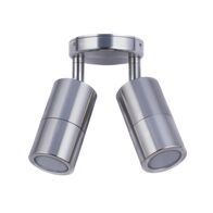 GU10 Exterior Wall Pillar Spot Lights (Titanium Aluminium) IP65
