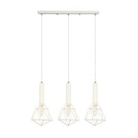 BLACKBAND & WHITEBAND Pendant Light 3x Bird Cage With Bar Base