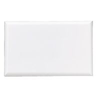HPM Excel Blank Switch Plate White