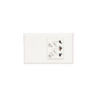 HPM Excel Shaver Outlet White