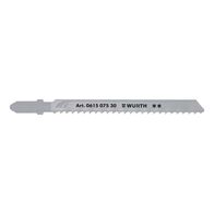 Construction Jigsaw Blade Set | T Shank Design | 75mm Working Length | 5 Pieces | by Wurth