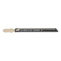 Wood Jigsaw Blade Set | T Shank Design | 75mm Working Length | 5 Pieces | by Wurth