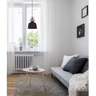 ALTA: Industrial Bell Shape With Copper Highlights Pendant Lights