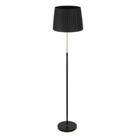 CRECER: Interior Slanted Pleated Shade Height Adjustable Floor Lamps