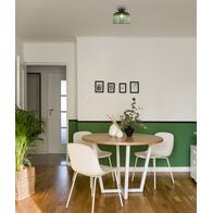 DIYVINTAJ: D.I.Y. Dome Ribbed Glass Batten Fix Ceiling Lights