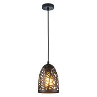 ESCAMA: Interior Iron Cage Ellipse Pendant Lights
