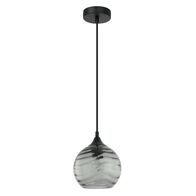 MARBRE: Modern Retro Interior Wine Glass Wavy Glass Pendant Lights
