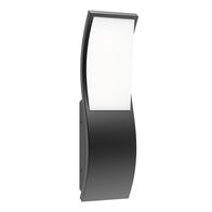 OLA: Exterior LED Wavy Rectangular Surface Mounted Wall Lights IP65