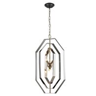 ORBITA: Bohemian Polished Nickel Pendant Light