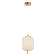 PINO: Interior Opal Matte / Smokey Black Mirror Finish Jar Pendant Lights