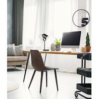 TAZZA: Ellipse Shade with Antique Brass Highlight Table Lamps