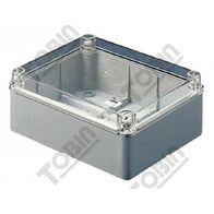 PVC Electrical Enclosure | Clear Lid & Grey Body | IP56 Rated | by Tobin