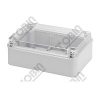 PVC Electrical Enclosure | Clear Lid & Grey Body | IP56 Rated | by Tobin