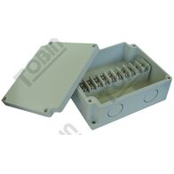 Terminal Box ABS with 10 Centre Mount Terminals | Durable ABS Construction | Indoor Electrical Protection | by Tobin