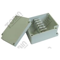 Terminal Box ABS | 6 Centre Mount Terminals | Durable Protection | by Tobin