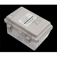 ABS Electrical Enclosure Box | IP66 Rated | Grey Hinged Lid | by Tobin