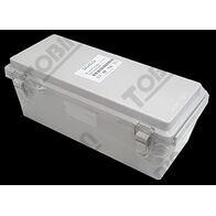 ABS Electrical Enclosure Box | IP66 Rated | Grey Hinged Lid | by Tobin