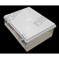 ABS Electrical Enclosure Box | IP66 Rated | Hinged Lid Design | Grey Color | by Tobin