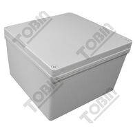 ABS Electrical Enclosure Box | IP66 Rated | Screw Mount Lid | Grey Body | by Tobin
