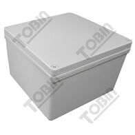 ABS Electrical Enclosure Box | IP66 Rated | Screw Mount Lid | Grey Body | by Tobin