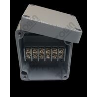 Aluminium Terminal Box with 6 Centre Mount Terminals | Durable Construction | Environmental Protection | by Tobin