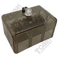 Neutral Link 6 x 16mm Terminals | Compact Design | Durable Black Finish | Secure Connections | by Tobin