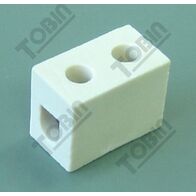Terminal Block Porcelain 1 Wire Connect | 10A Current Rating | High Heat Resistance | by Tobin