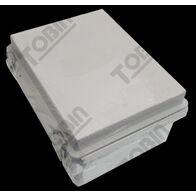 Polycarbonate Enclosure Box | IP66 Rated | Hinged Lid Design | Grey Color | by Tobin